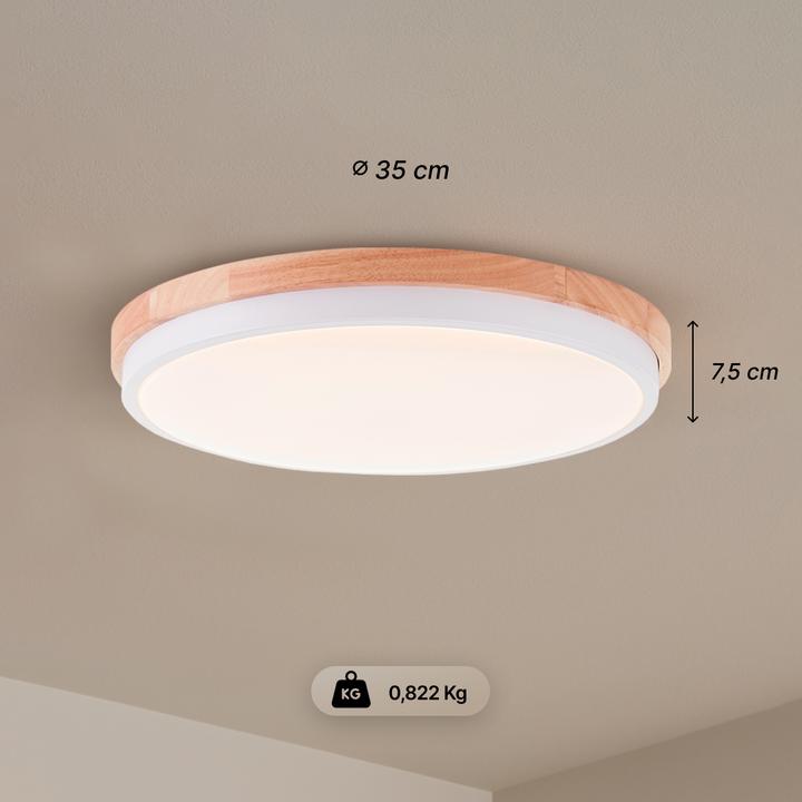Produktbild Brilliant G80845/Baarlo LED-Deckenleuchte LED fest eingebaut W Weiss matt (2400 lm)