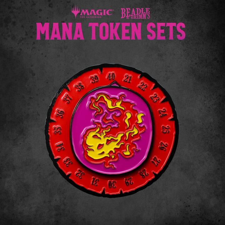Actual product image Beadle & Grimm´s Magic the Gathering Dice and Token Pack Red Mana