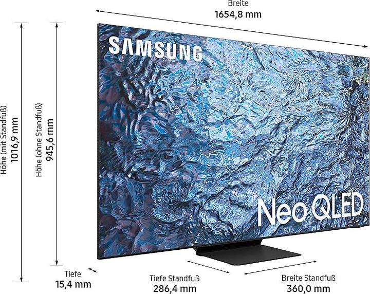 Image du produit Samsung QE75QN900C (75", QN900C, NeoQLED, 8K, 2023)