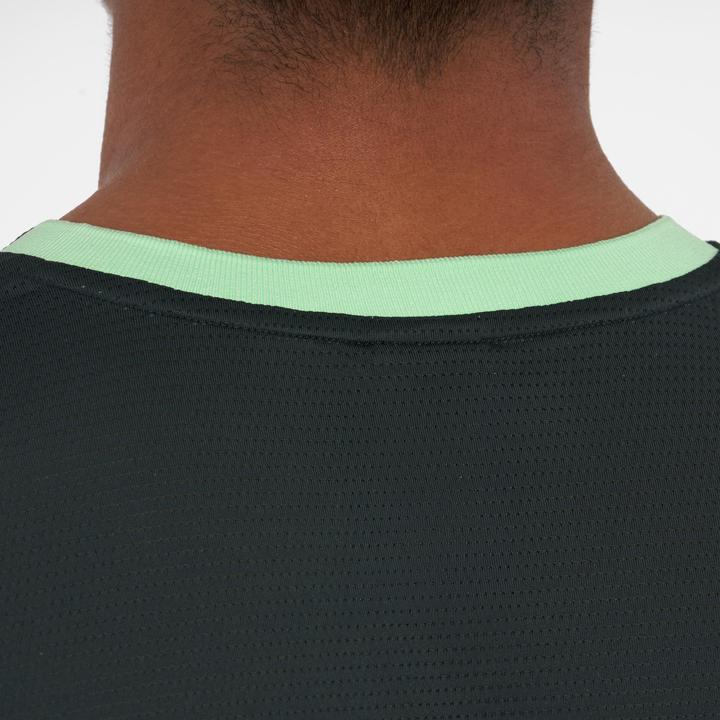 Actual product image Kuikma Men's padel t-shirt short sleeve breathable - Dry green (M)