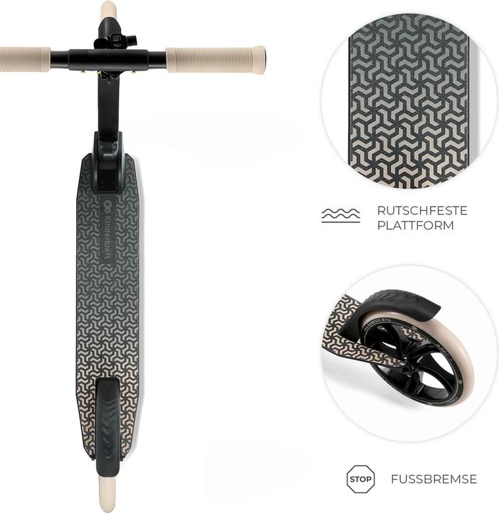 Actual product image KinderKraft scooter FREELY beige