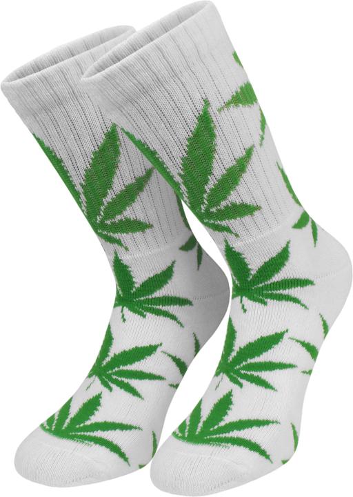Actual product image Normani 6 hemp tennis socks with weed leaves pattern - 9405 (pack of 6, 39 - 42)