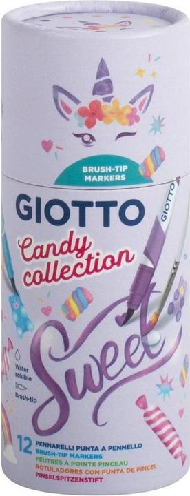 Produktbild Giotto Packung mit 12 Candy Soft Markern (13x)