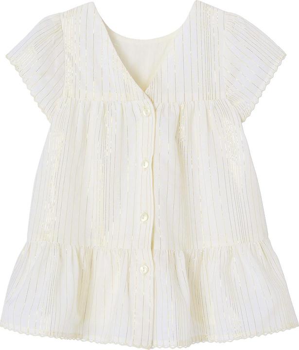 Actual product image Vertbaudet Festliches Baby-Set: Kleid & Haarband mit Glanzstreifen (86)