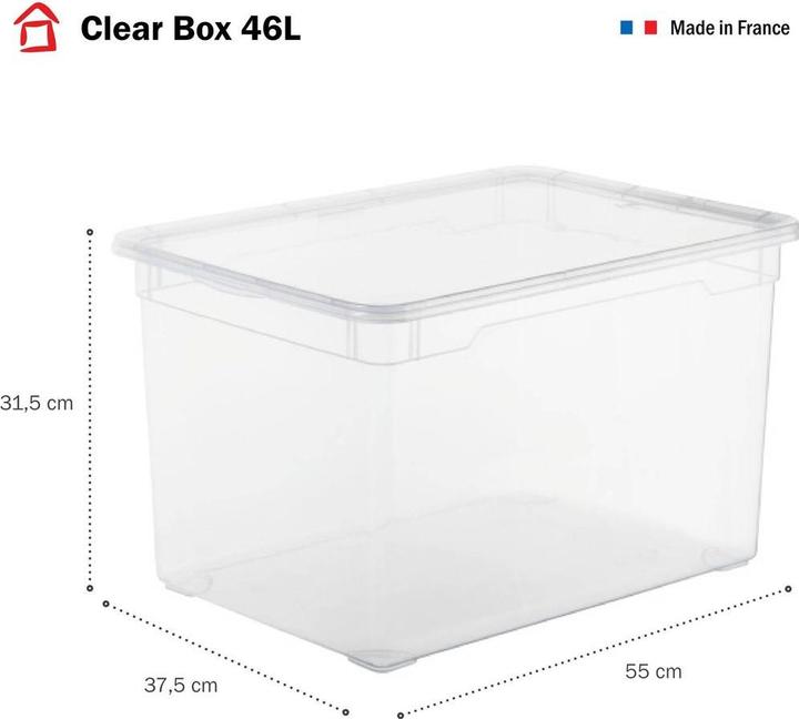 Produktbild Rotho Clear (37.50 cm, 46 l, 1x)
