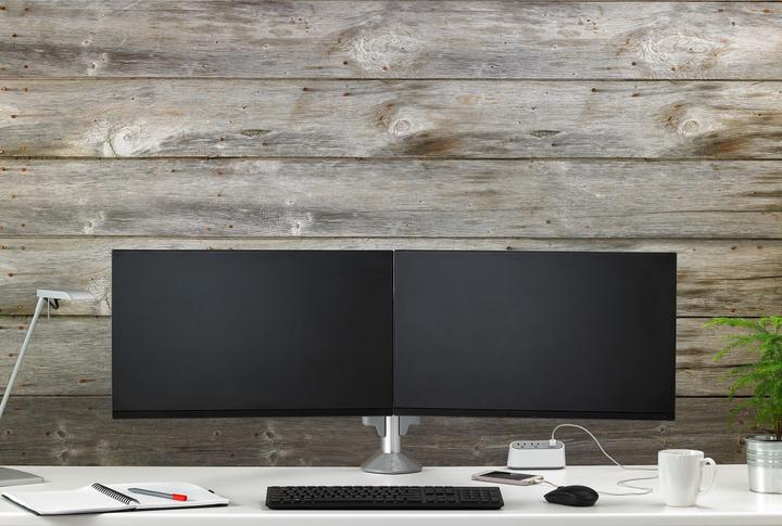 Actual product image Chief KX Low-Profile Dual Monitor Arm (30 inch) Clamp (Table, 30")