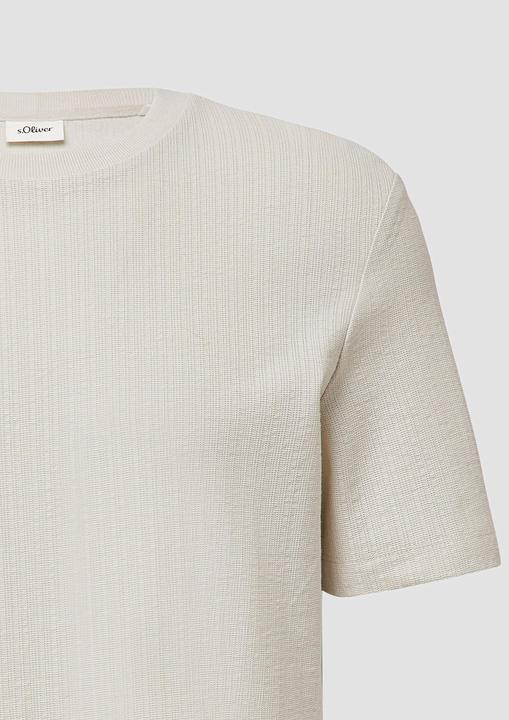 Actual product image S.Oliver T-Shirt Baumwoll-T-Shirt aus Strukturjersey (XXL)