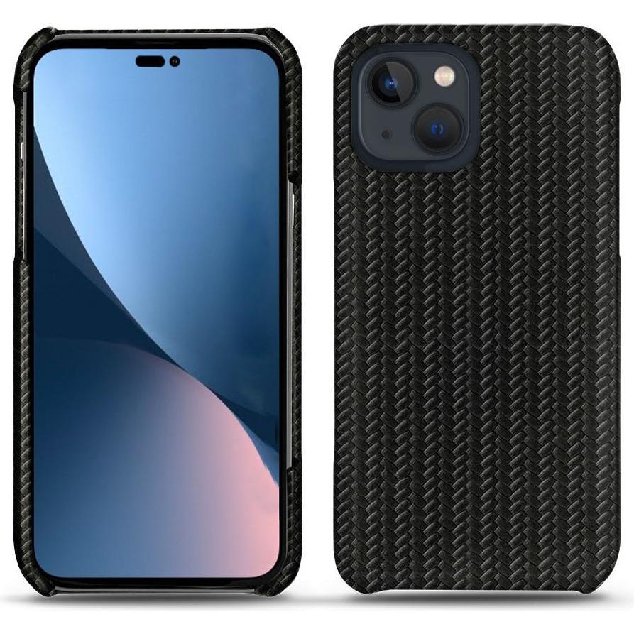 Noreve Lederschutzhülle (Apple iPhone 14 Plus), Smartphone Hülle, Schwarz