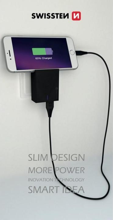 Produktbild Swissten USB-C Netzteil für Apple, 20W Super-Schnellladegerät (20 W)