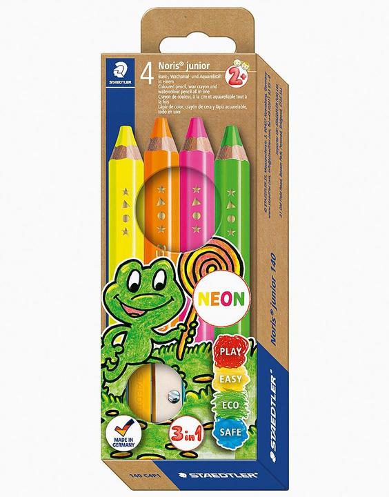 Image du produit Staedtler Pochette de crayons de couleur 4pcs néon assortis (Multi, 4 x)