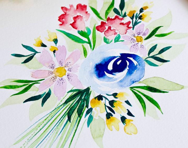 Produktbild Talens Aquarell floral Set