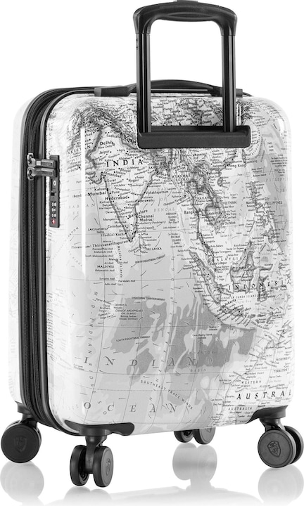 Actual product image Heys Journey Fashion Spinner -matkalaukku, mustavalkoinen kartta (49 l, Hand luggage (up to 50 litres))