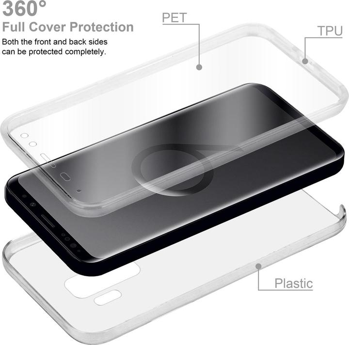 Produktbild Cadorabo TPU 360 Grad Case Cover (Samsung Galaxy S9+)