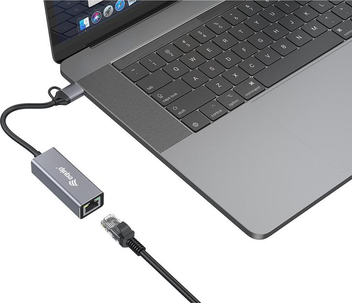 Image du produit equip USB-C vers 2.5 Gigabit Ethernet (USB-C, USB, RJ45 2.5 Gigabit Ethernet (1x))