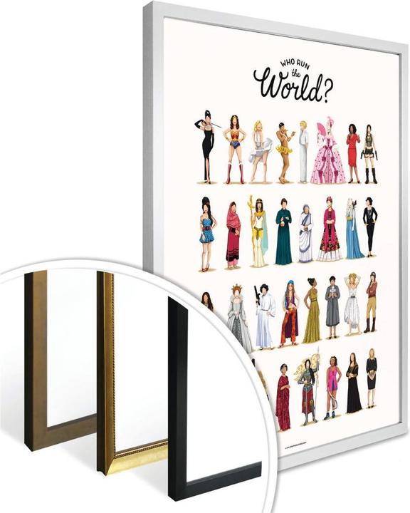Image du produit Trenddeko Tohmé - Qui dirige le monde (120 x 150 cm)