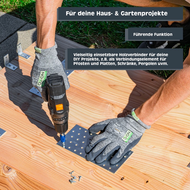 Produktbild Helpmate Lochplatte 100x200, verzinkt, 6 Stück (Lochplatte, 6 Stk.)