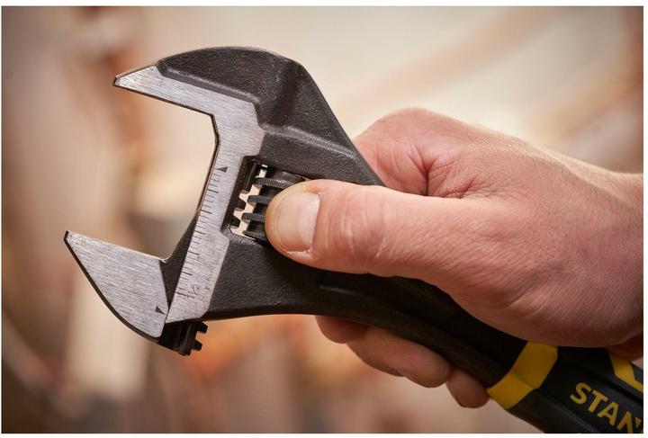 Produktbild Stanley FATMAX Verstellbarer Rollgabelschlüssel 8 mit BiMaterial Griff für hohen Komfort und Kontrolle (200 mm)