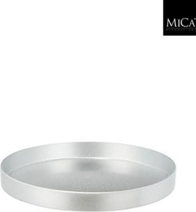 edelman Mila Dec. plate made from recycled art. Silver 3X27