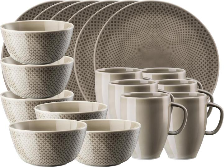 Actual product image Rosenthal Junto Pearl Grey breakfast set 18pcs (18 pcs.)