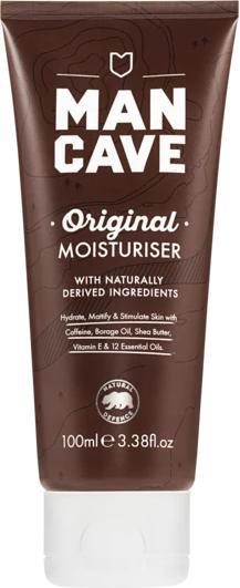 Actual product image ManCave Natural Caffeine Moisturiser with UV Absorbers 100ml for Men - Vegan Friendly (100 ml, Day cream)