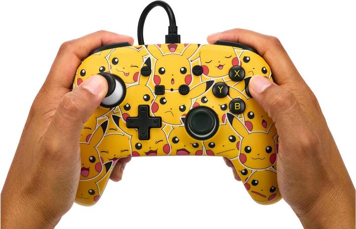 Image du produit PowerA manette filaire améliorée pour Nintendo Switch - sensations Pikachu (Switch)