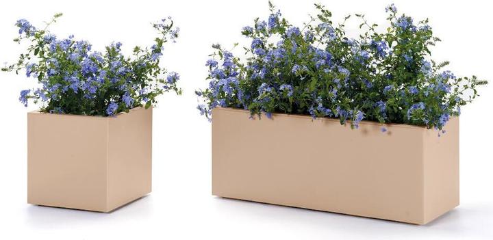 Produktbild Euro3plast Pflanzkübel Kebe 40 x 40 cm dune Greener, mit Rollen und Bewässerung (39.50 cm)