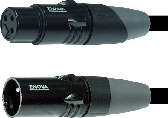 Actual product image Enova XLR male/female cable 2m (2 m, XLR Cables)