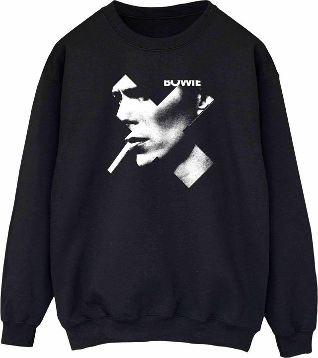 Produktbild David Bowie Cross Smoke Boyfriend Fit Sweatshirt (M)