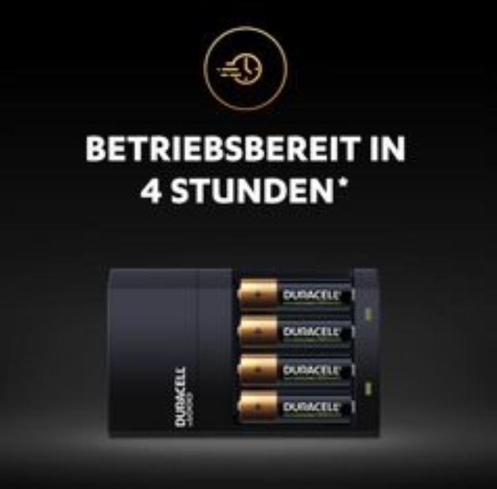 Image du produit Duracell Chargeur économique à grande vitesse, y compris 2x AA et 2x AAA (4 pcs, AA, AAA, 1300 mAh, Piles rechargeables + chargeur)