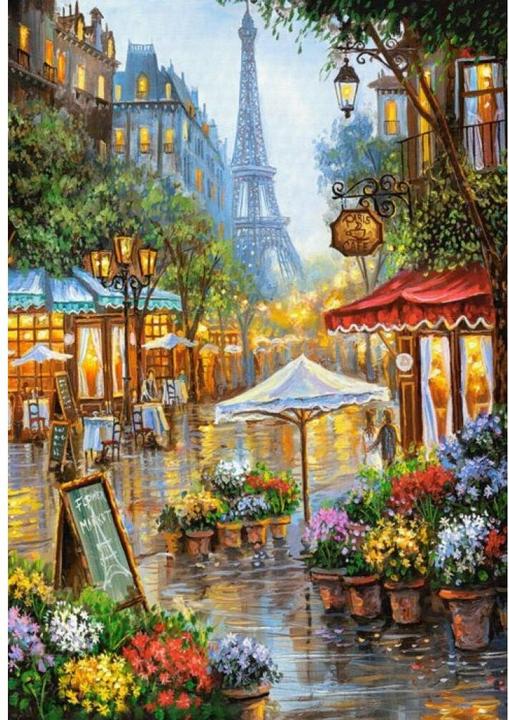Produktbild Castorland C-103669-2 Spring Flowers, Paris, 1000 Teile Puzzle, bunt (1000 Teile)