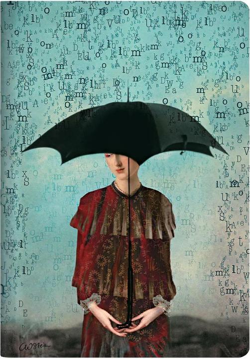 Actual product image Paperblanks Notebook Wordscapes A4, dotted, multicoloured (A4, Dotted, Soft cover)