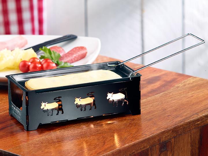 Produktbild Rosenstein & Söhne Faltbares Teelicht-Raclette für 2 Personen, 3er-Set