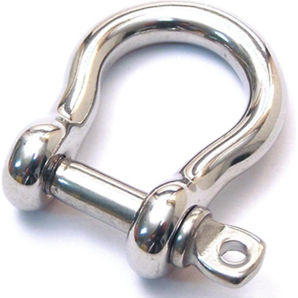 Pösamo, Accessori per stringhe + catene, Schäkel geschweift verzinkt 10 mm verzinkt, lose