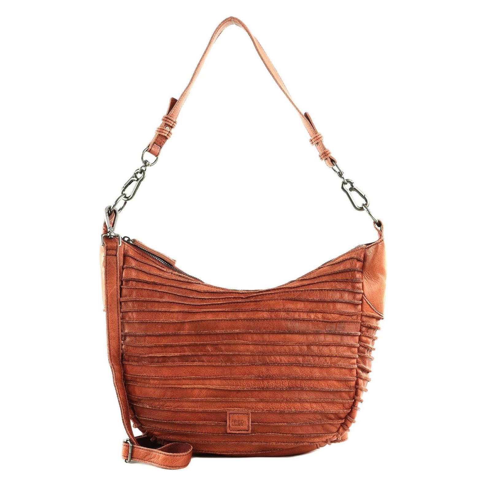 FredsBruder, Damen, Handtasche, Riffel Flowow Shoulderbag, Orange
