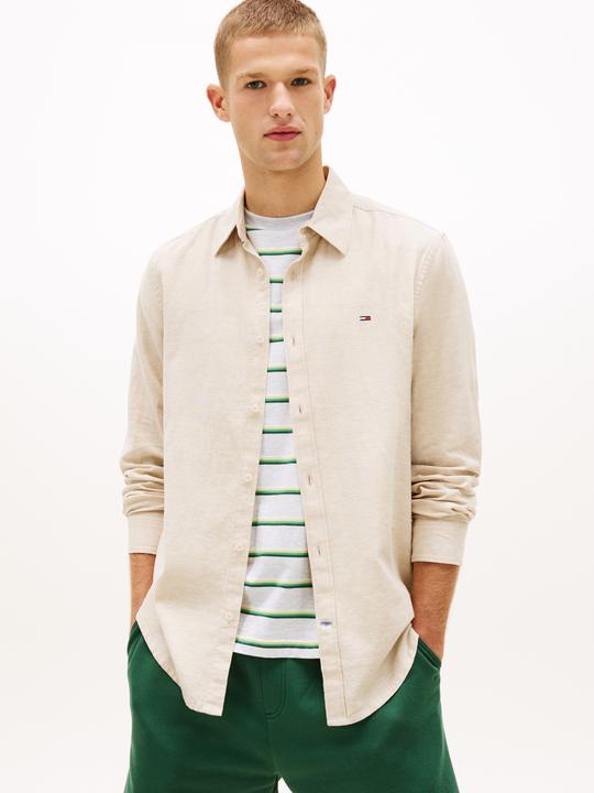 Produktbild Tommy Jeans Regular Fit Linen Blend Shirt (M)