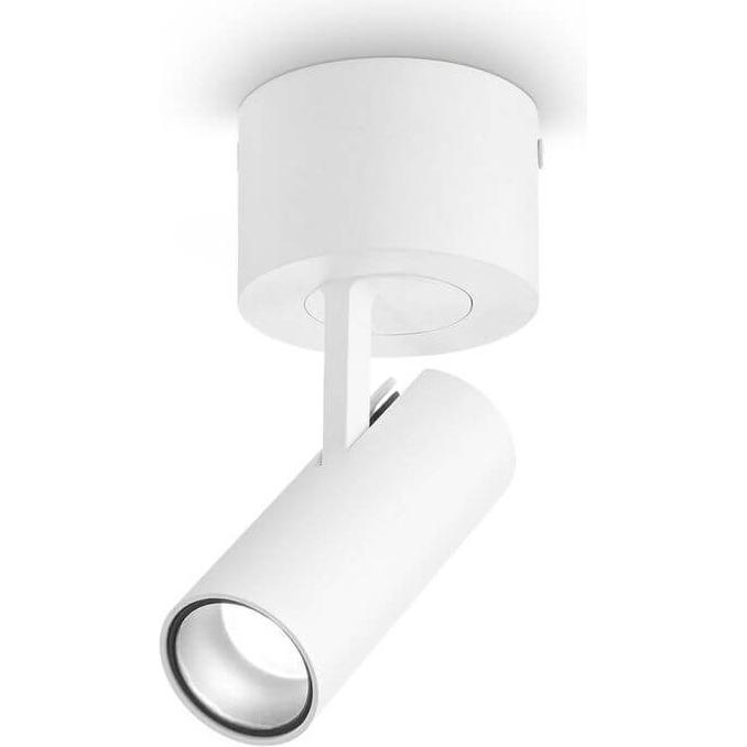 Ideal lux, Wandleuchte + Deckenleuchte, PLAY LED Deckenleuchte 7W ⌀70mm Weiss warmweiss 258287 (520 lm)
