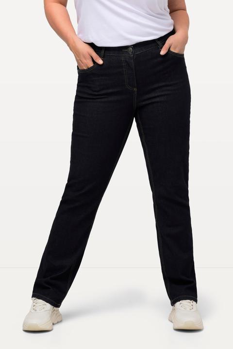 Image du produit Ulla Popken Jean Mandy, coupe 5 poches droite. Taille confortable et tissu stretch (52)