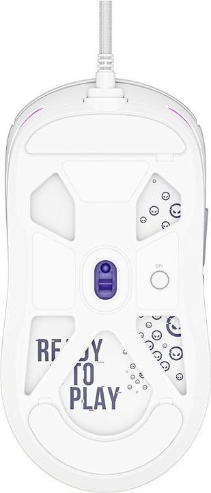 Immagine prodotto Lorgar Mouse per computer MSA10, Mouse da gioco cablato ultraleggero avanzato, bianco