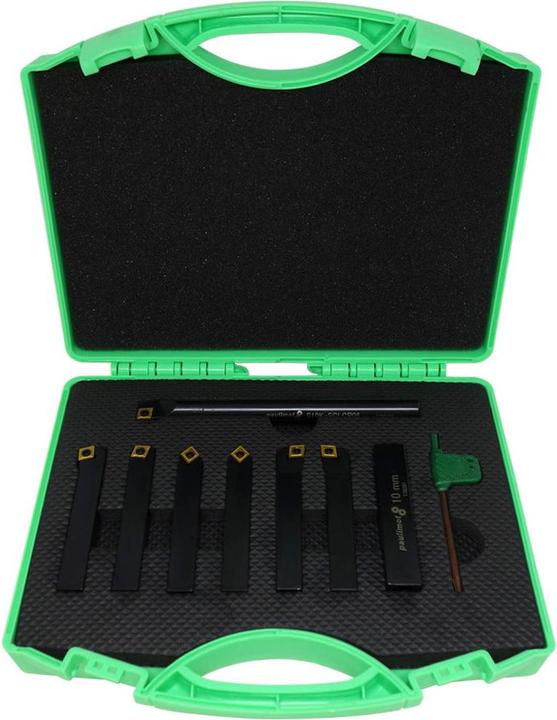 Actual product image Paulimot Turning chisel set with indexable inserts, 10 mm, 7-piece incl. boring bar (126.70 mm)