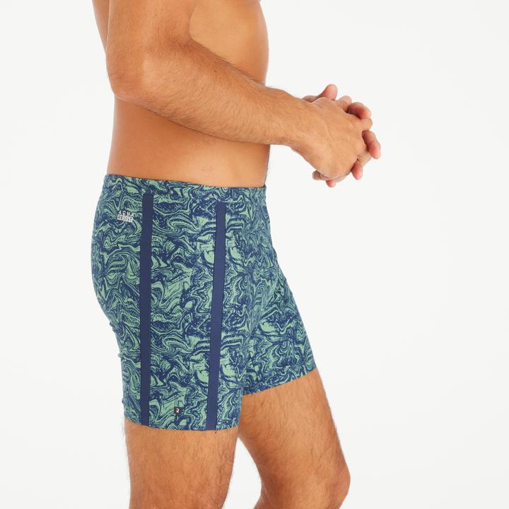 Actual product image Nabaiji Badehose Midjammer Herren - 100 Yoko Wave blau/khaki (40)