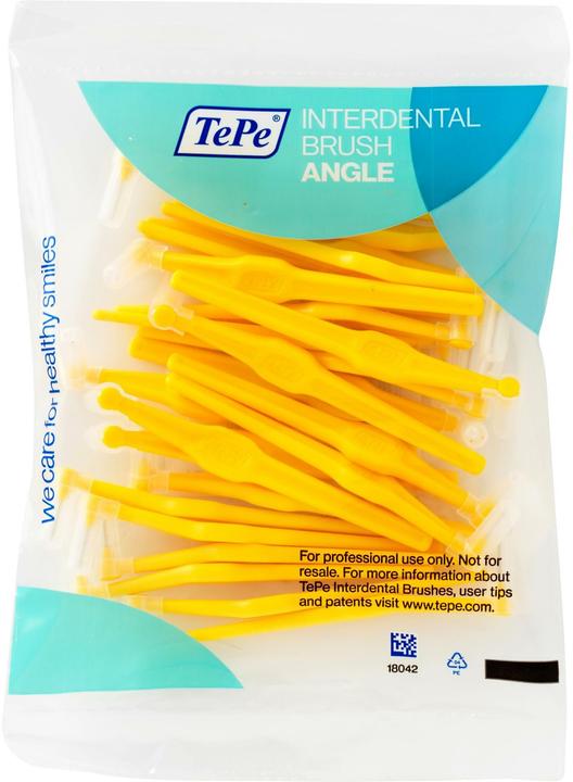 Actual product image TePe Angle interdental brush MULTIPACK yellow (25x, 0.70 mm)