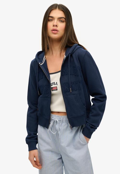 Produktbild Superdry Kurzes Athletic Essentials Hoodie mit Reissverschluss (12XL)