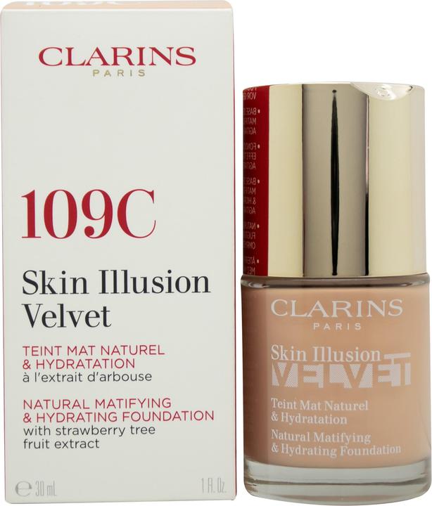 Actual product image Clarins Skin Illusion Velvet No.109C Wheat (#109)