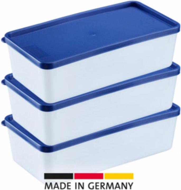 Productafbeelding Westmark Trio' diepvriesblikken, pak van 3 (1 l)