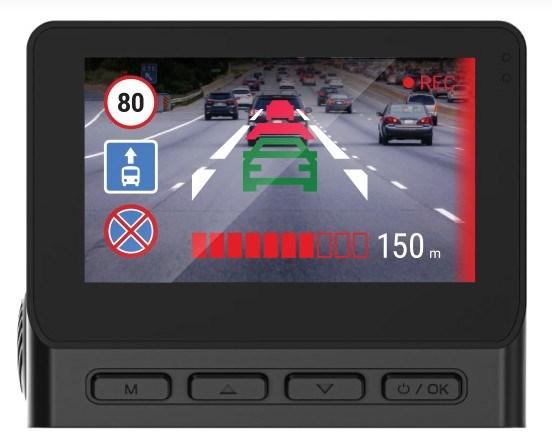 Produktbild Navitel GPS-Videorekorder | RS990 | IPS-Display 3" | GPS (Satellit) | Inklusive Karten (Eingebautes Display, Eingebautes Mikrofon, GPS-Empfänger, Full HD)