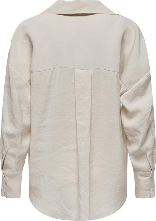 Produktbild Only Locker geschnitten Hemdkragen Ärmelbündchen mit Knopf Tief angesetzte Schulter Hemd Hemd (L)