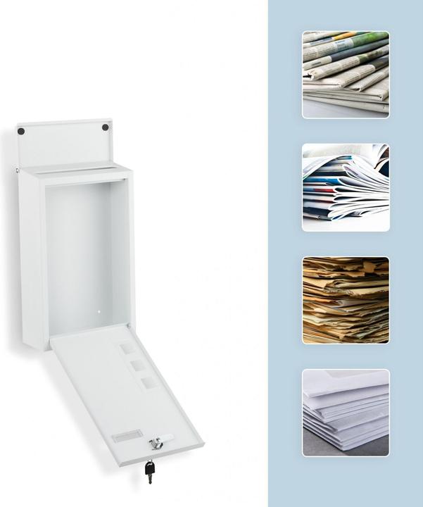 Actual product image Relaxdays Briefkasten Hochformat