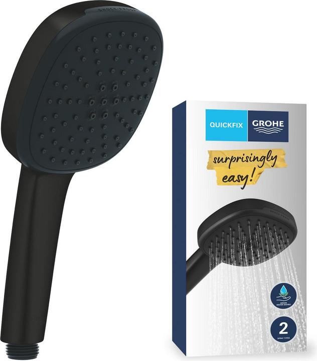 Image du produit Grohe Vitalio Comfort 110 QuickFix Handbrause, intelligente Strahlumstellung, wassersparend, 2 Strahlarten (2 Types de jets, 7.40 l/min)
