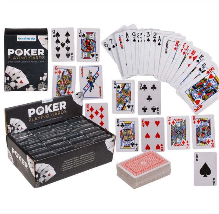 Produktbild Out of the blue Ootb - Mini-Spielkarten, Poker, ca. 6 x 4 cm, 54 Karten
