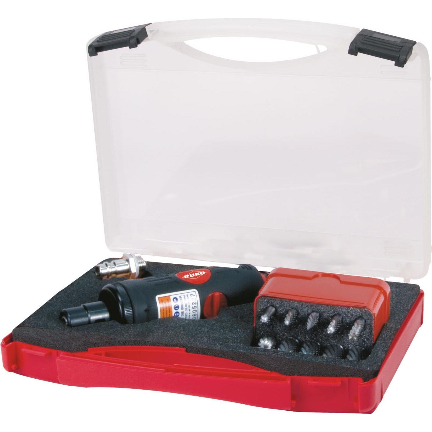 Ruko, Schleifmaschine + Poliermaschine, Druckluft-Schleifer 1/4 (6.3 m